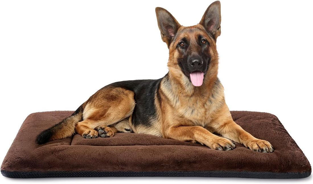 Dog Crate Pad, Washable Cozy Dog Bed Mat for Medium Dogs 36"x23", Gray