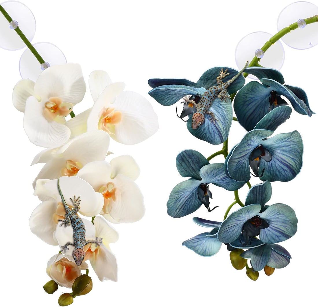 Chuangdi 2 Pcs Artificial Phalaenopsis