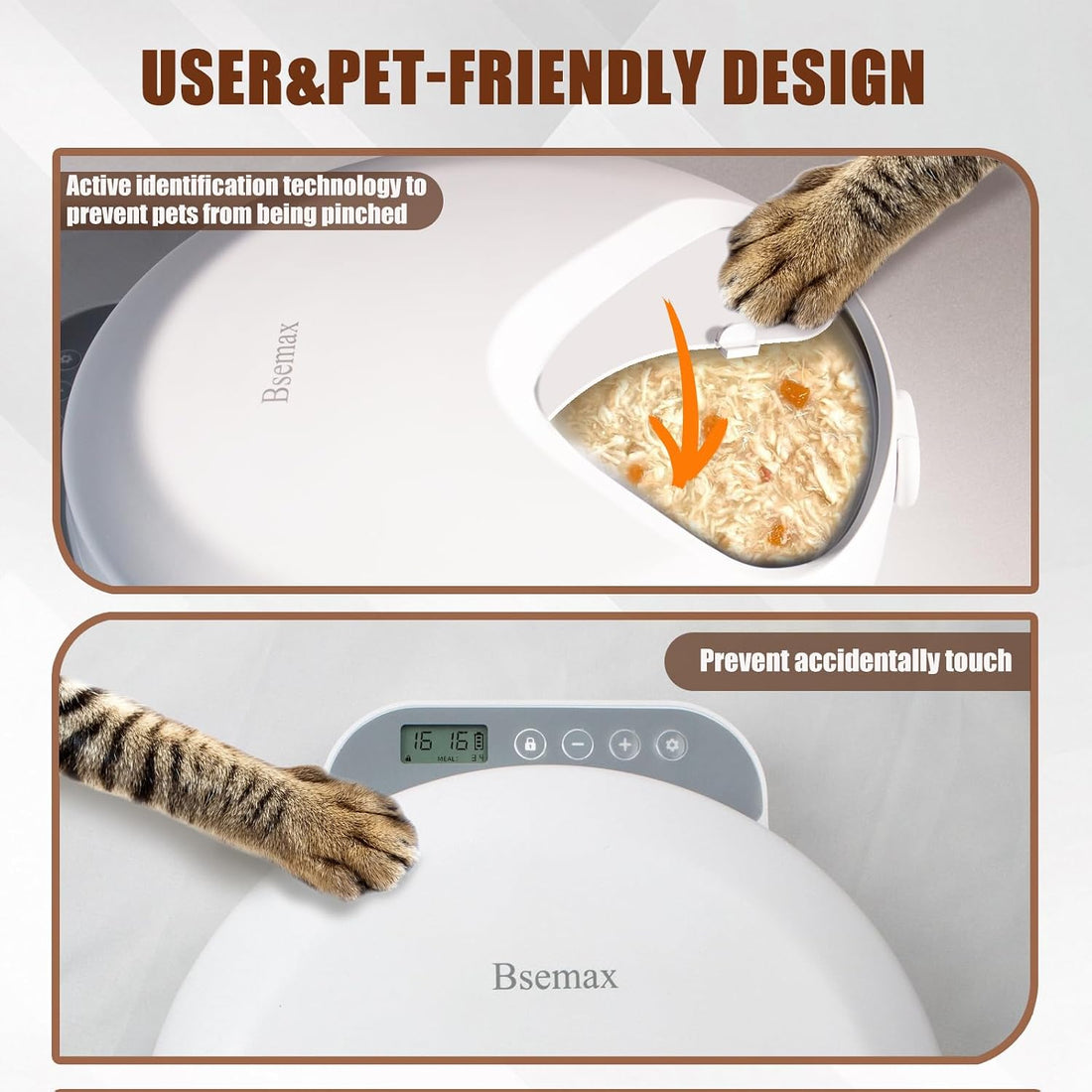 Automatic Wet Food Cat Feeder