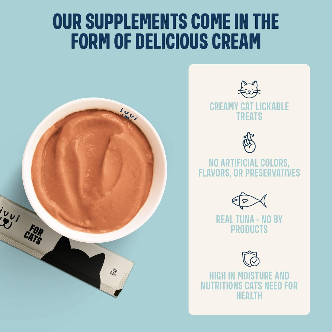 ivvi Hip & Joint for Cats – Functional Cream with Glucosamine