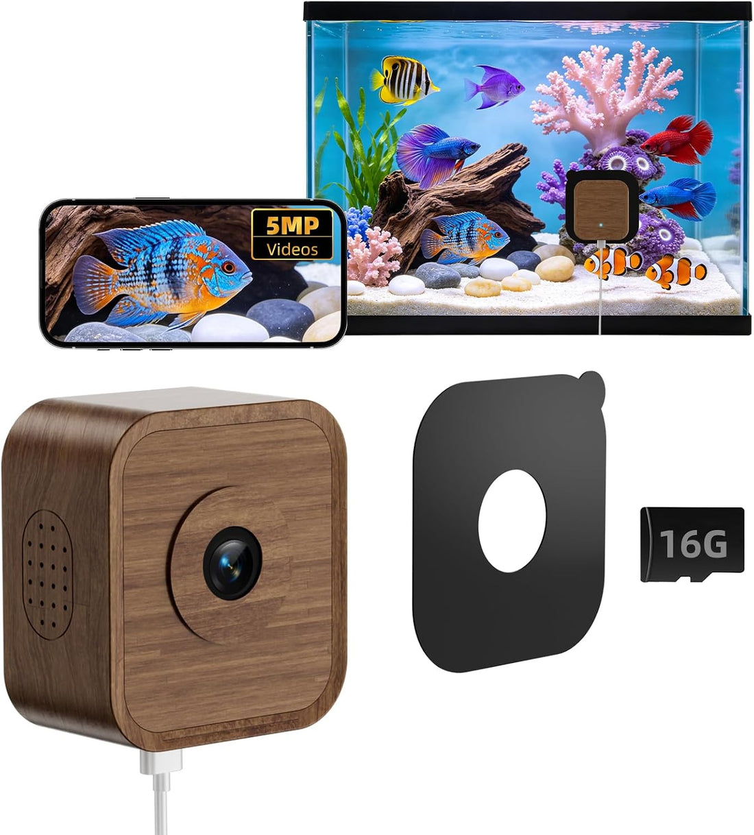 5MP Aquarium & Terrarium & Fish Tank Camera