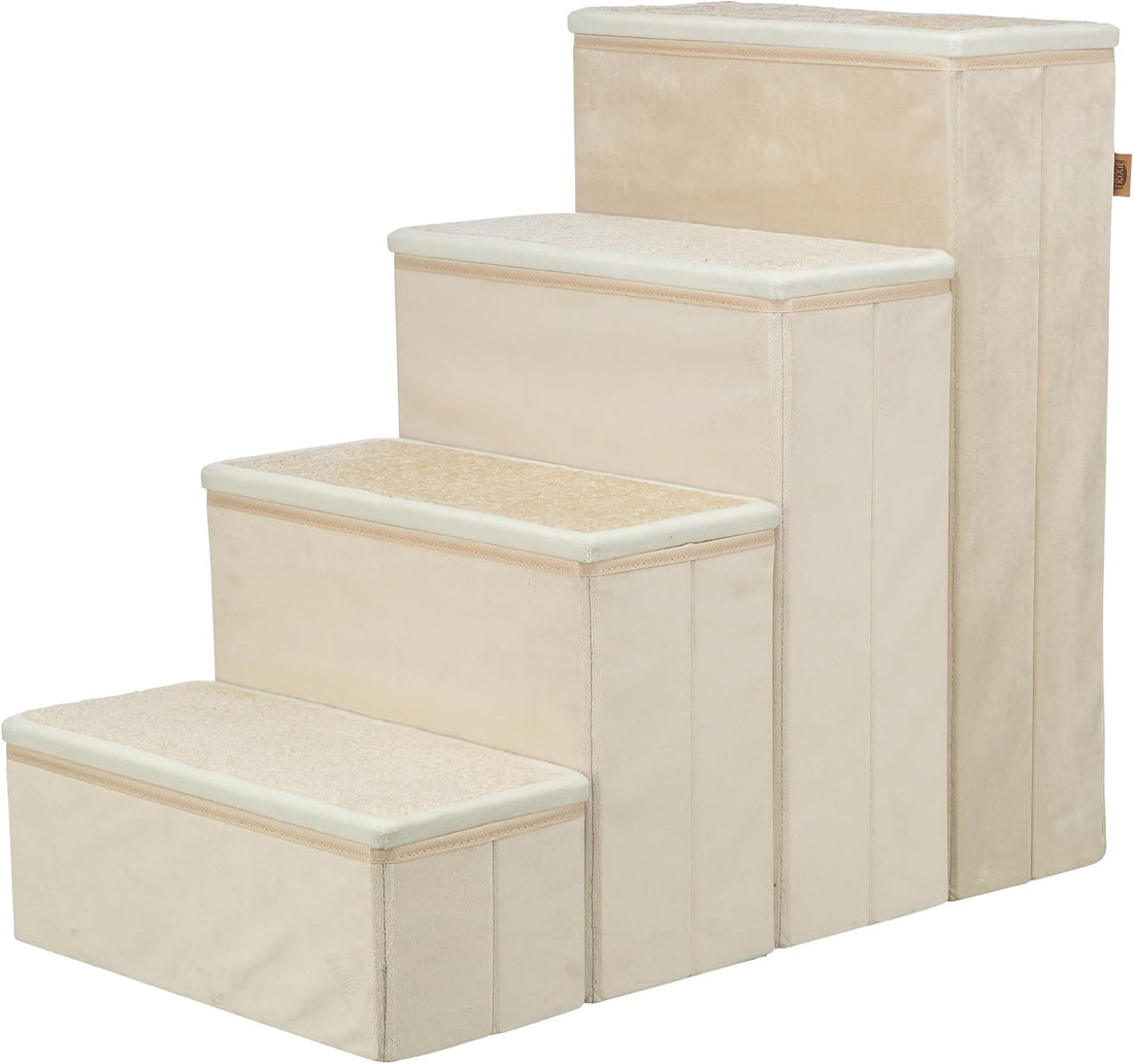 TRIXIE 3-Step Velour Pet Stairs