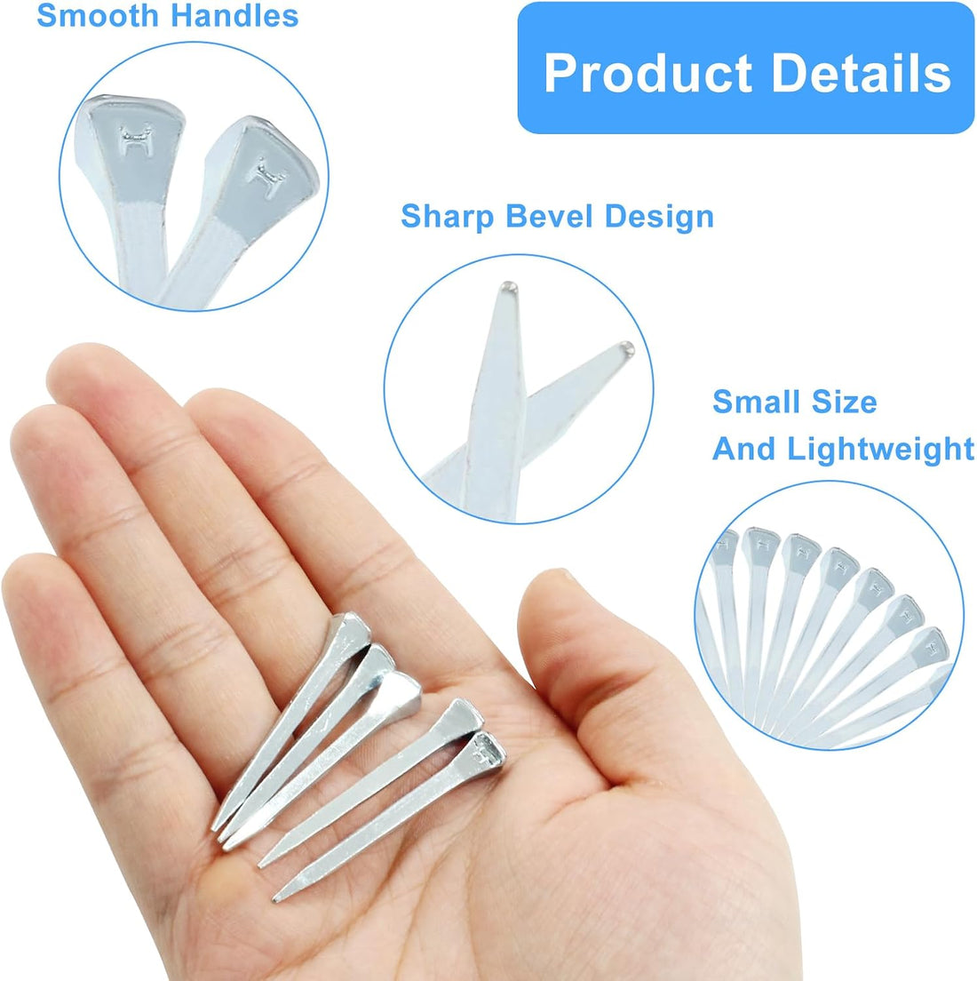 Horseshoe Nails, 45mm/1.77 inch, 50 Pcs