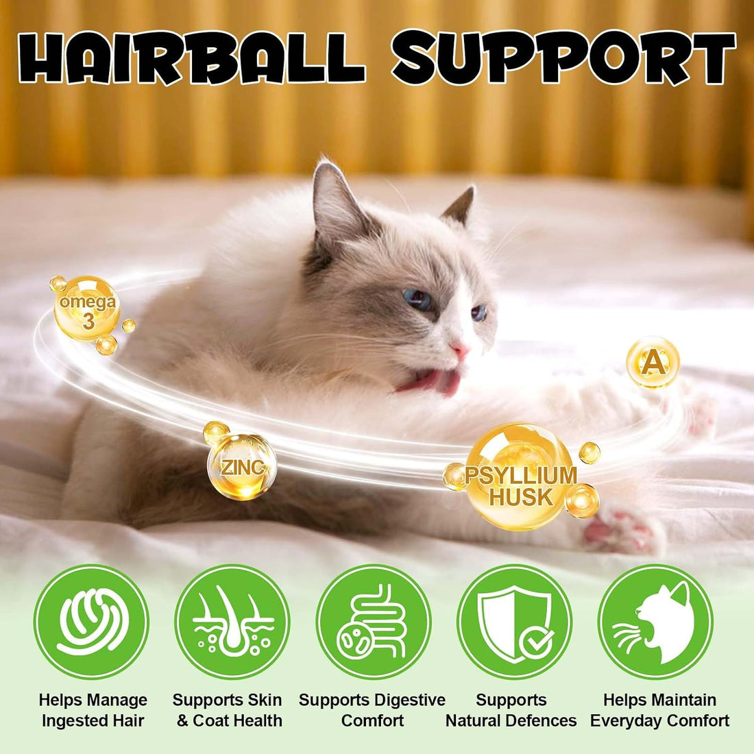 Hairball Treatment for Cats & Kittens