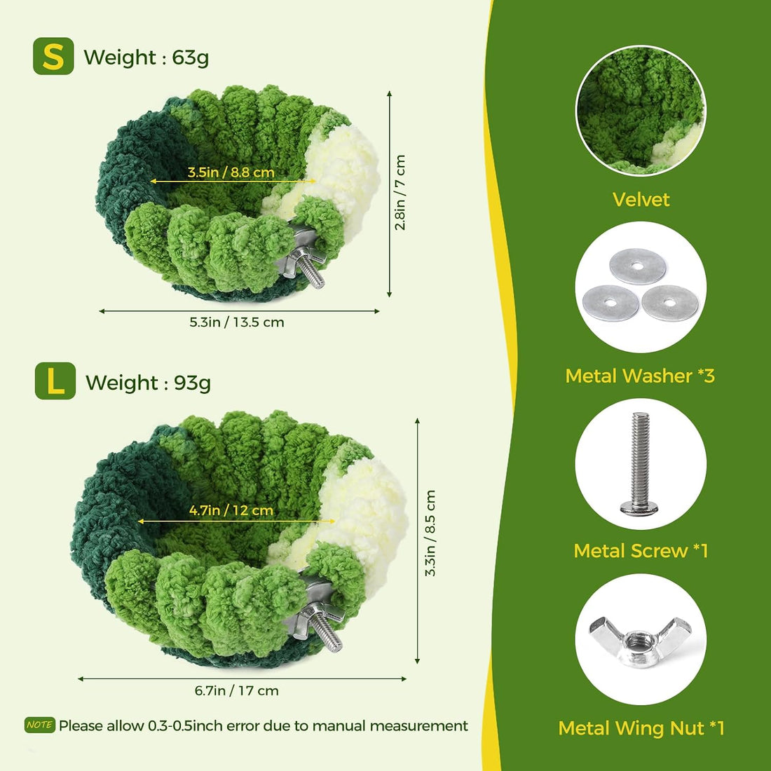 Admaison Bird Nest for Cage,Plush Hanging Bird Bed