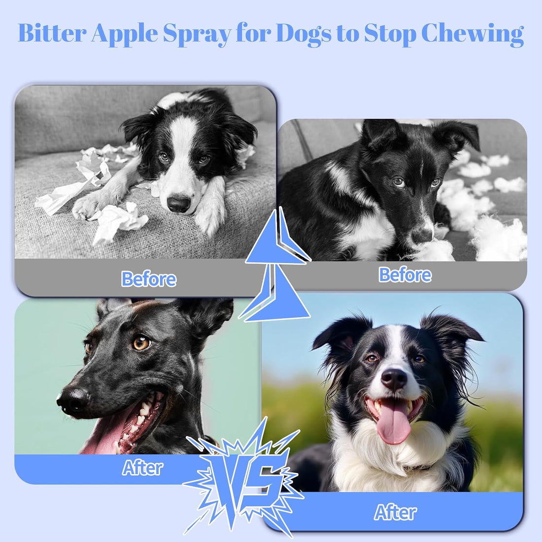 No Chew Spray for Dogs-Bitter Apple Dog Deterrent Spray