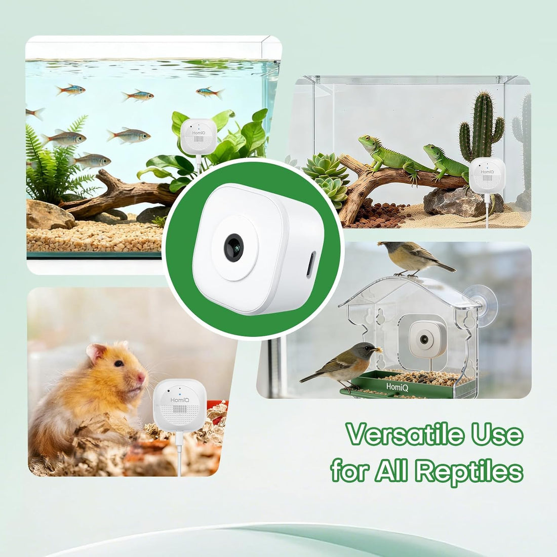 3MP Aquarium Reptile Camera Window Pet Security Camera