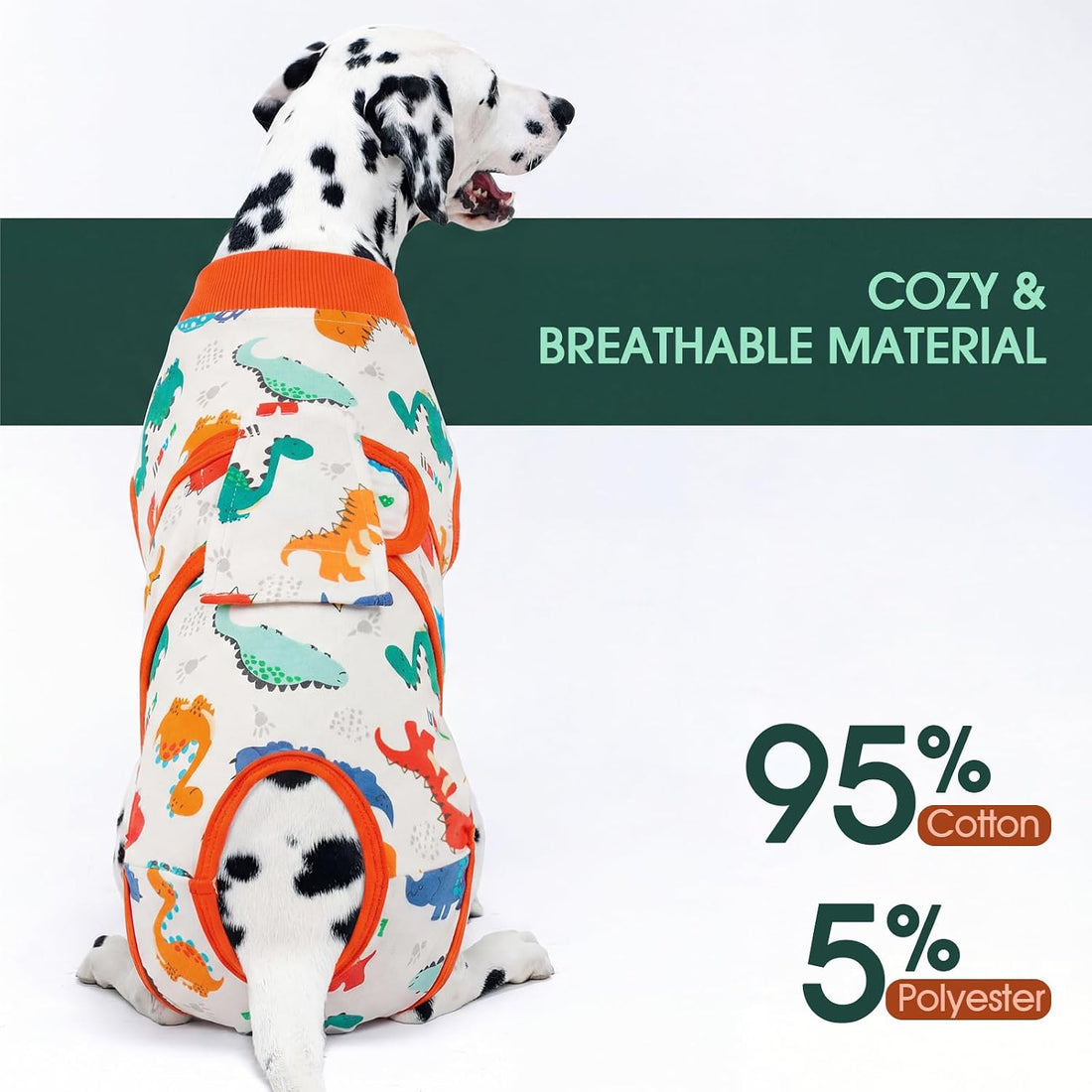 Kuoser Dog Surgery Recovery Suit, Surgical Suit for Dogs Male Female