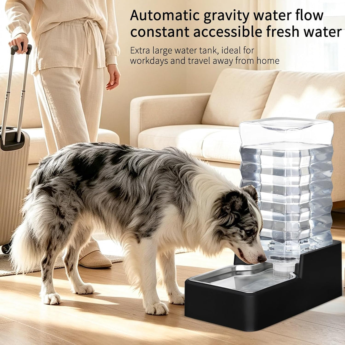 RIZZARI Automatic Dog Water Dispenser