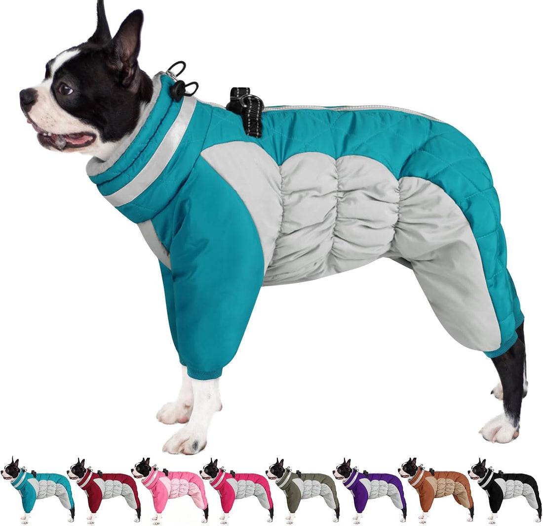 AOFITEE Dog Coats for Medium Dogs Warm Full Body Dog Jacket