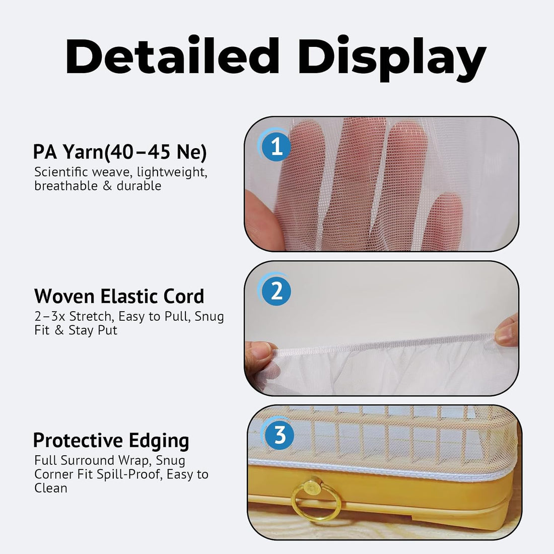 2 Pcs Bird Cage Seed Catcher, Adjustable Bird Cage Net Cover