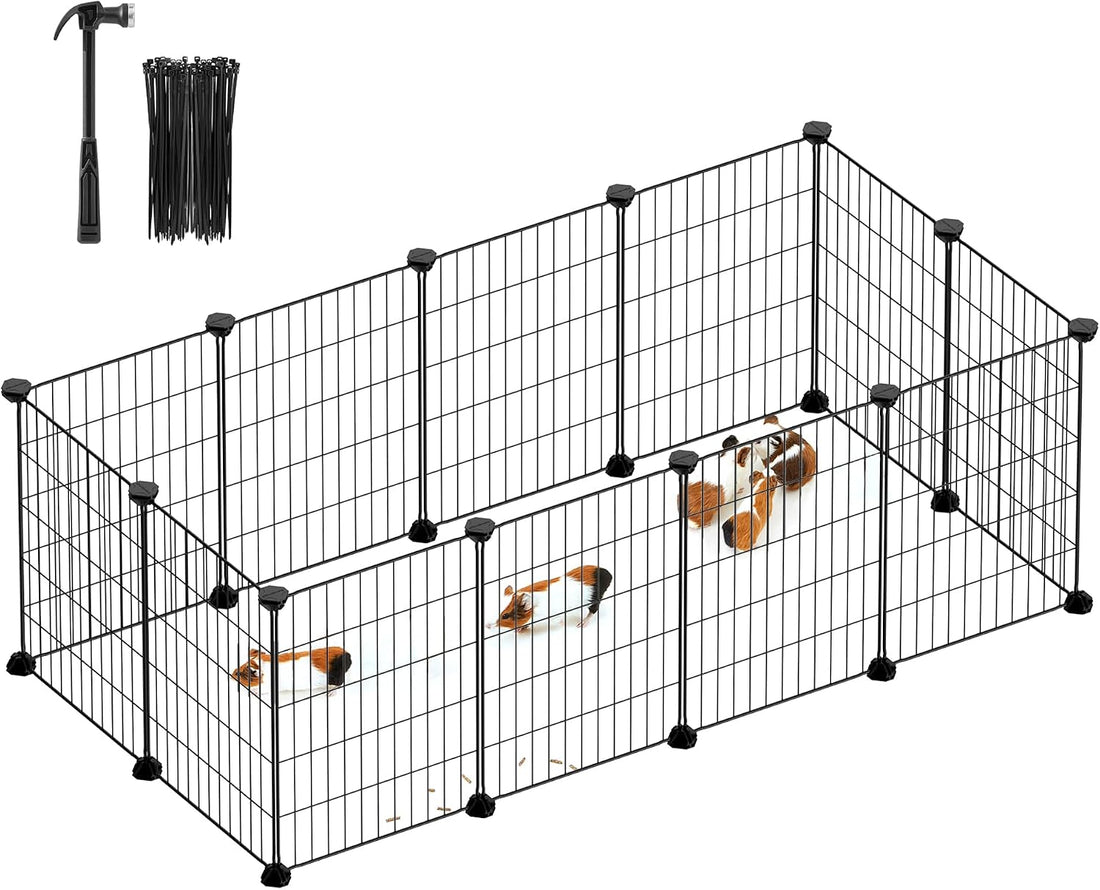SONGMICS Pet Playpen, Small Animal Cage