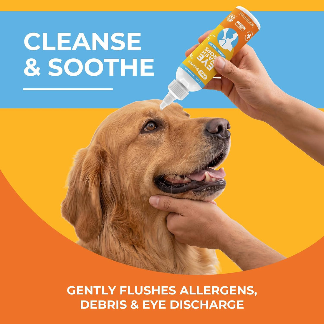 Dog Eye Drops & Wash for Dogs & Cats