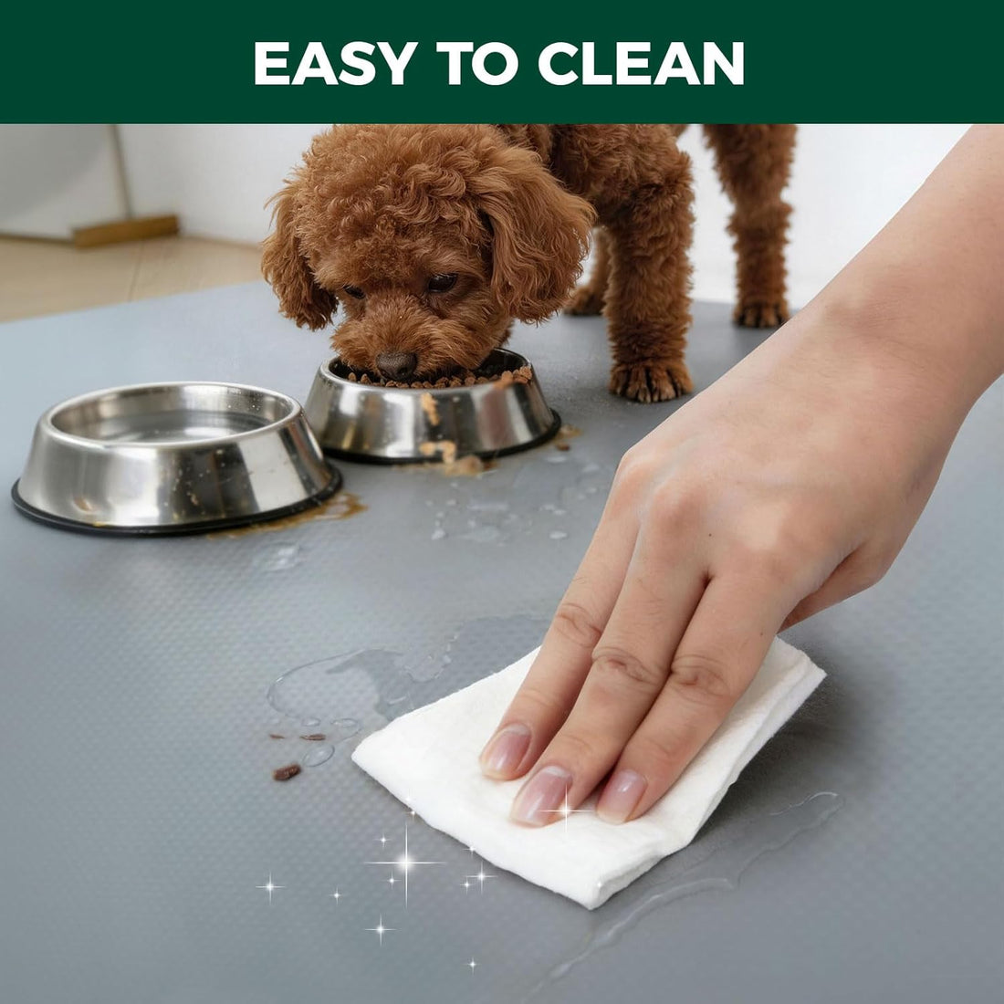 FXW Floor Protector Mat, Waterproof PVC, 67" x 47", Gray