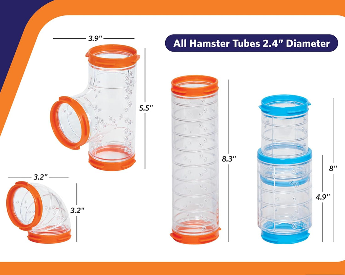 MidWest Homes for Pets Curvy Hamster Tube Value Pack