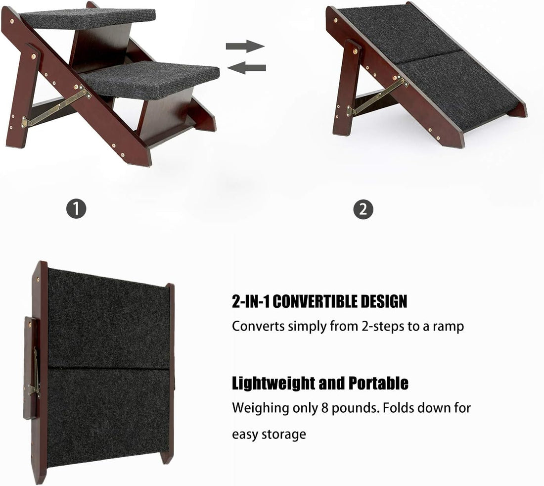 MEWANG Wooden Pet Stairs/Pet Steps