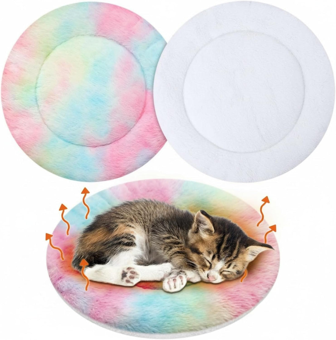 VitalCozy 2 Pack Self Heating Cat Pad Self Warming Dog Mat