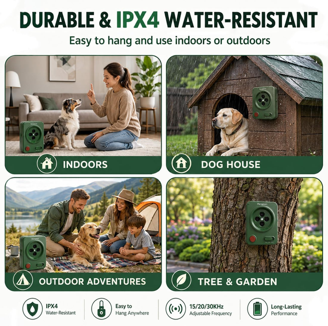 Ultrasonic Anti Barking Device for Dogs, No App, Instant Use