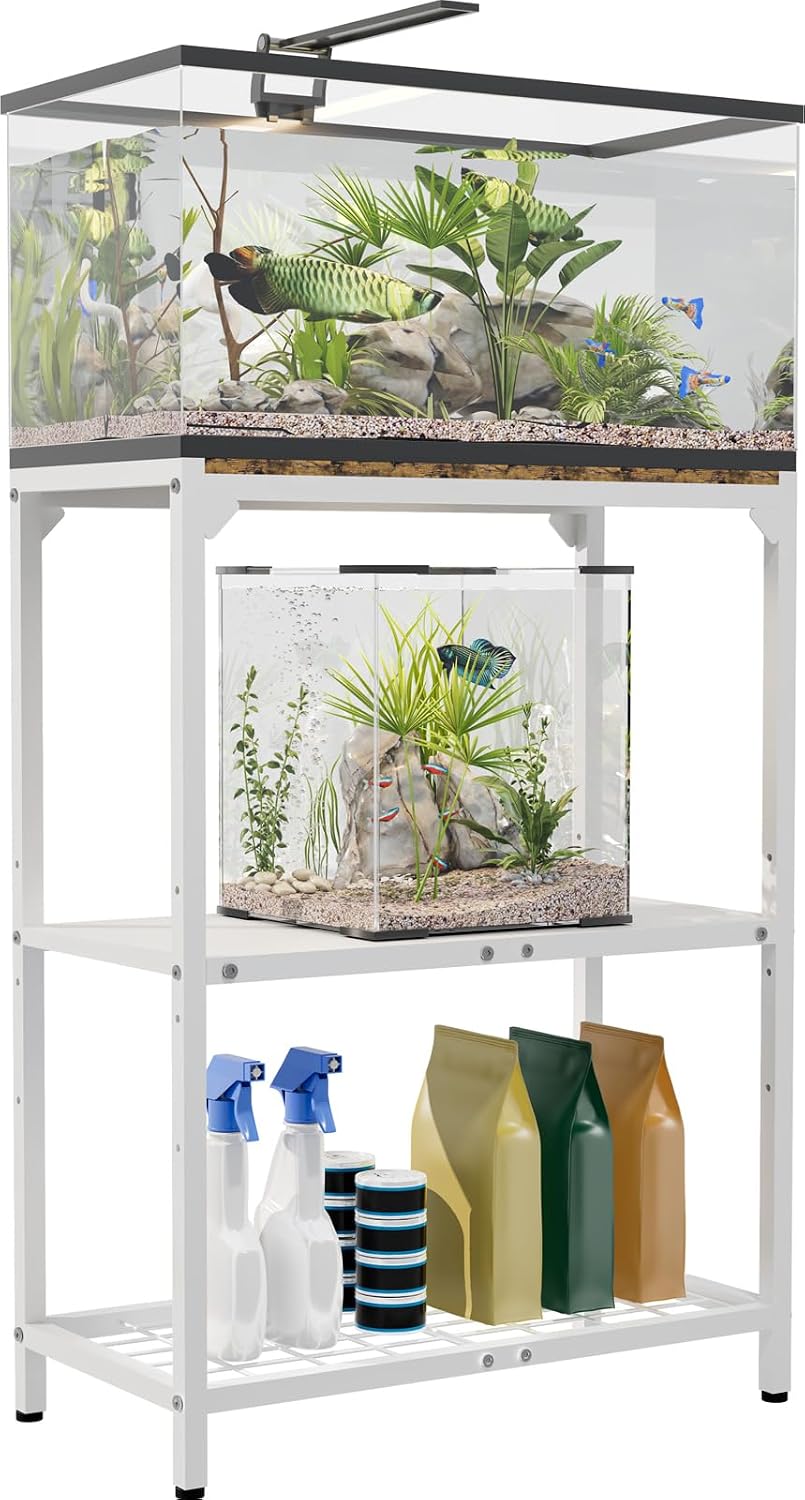 20-30 Gallon Aquarium Stand with 3-Tier Adjustable Storage Shelf