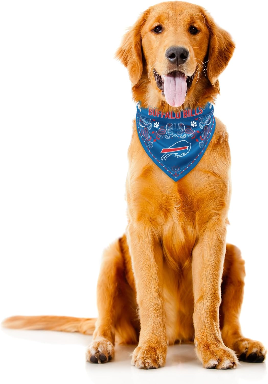 Littlearth NFL Kansas City Chiefs Pet Bandana, Team Color, X-Large