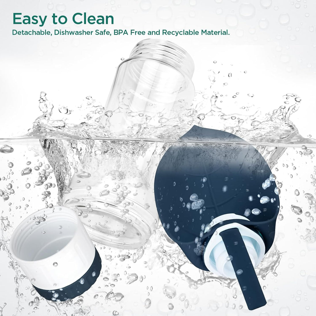 Uppetly Dog Water Bottle, Pet Water Bottle with Food Container