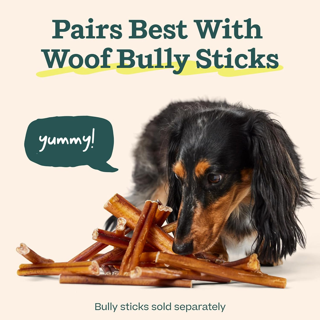 WOOF BullySafe - Bully Stick Holder - Durable Dog Chew Holder for Safe