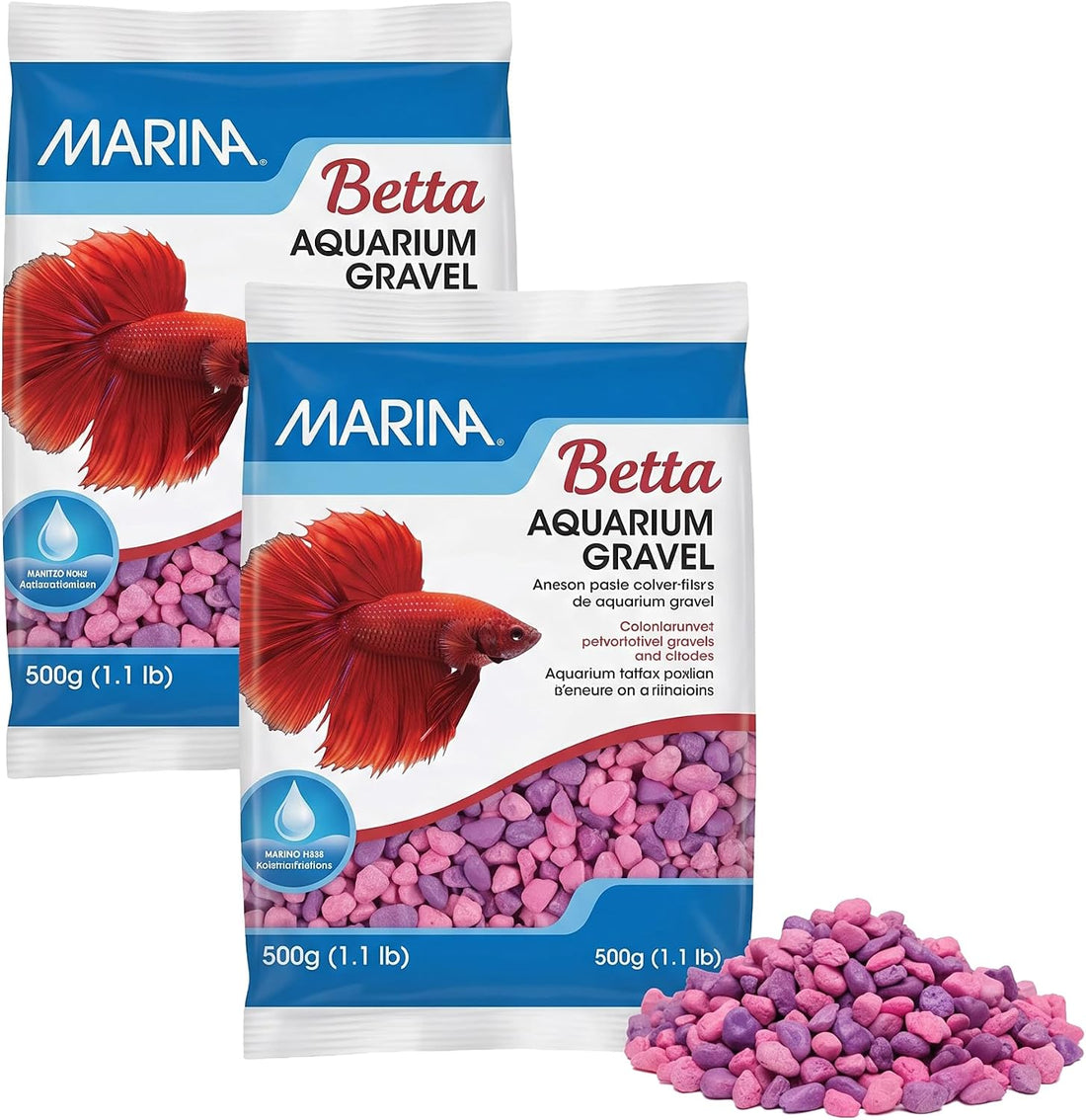 Marina Decorative Gravel, 1 lb, Jellybean, 12391