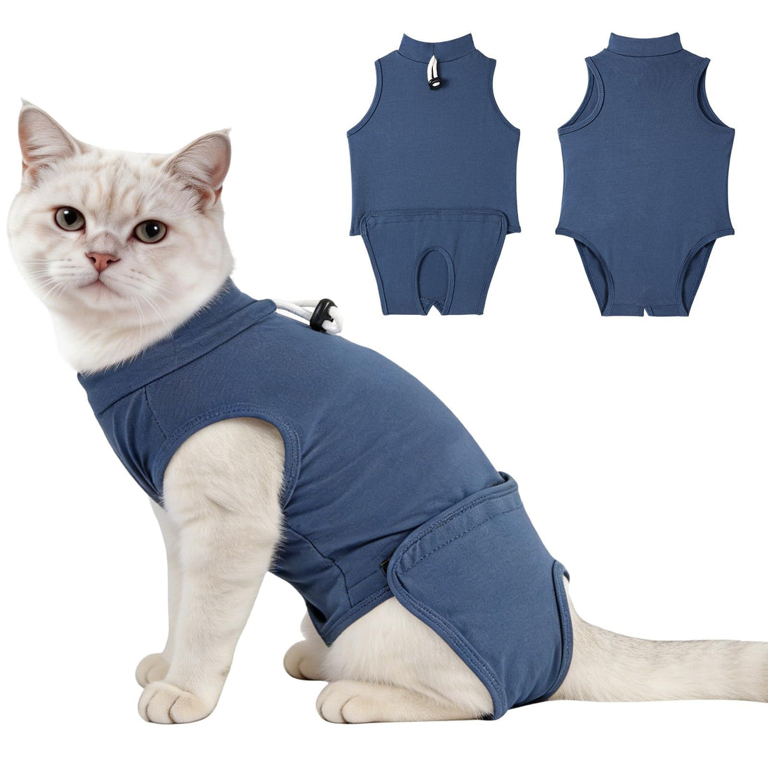 Gyuzh Cat Surgery Recovery Suit for Female Male Cats