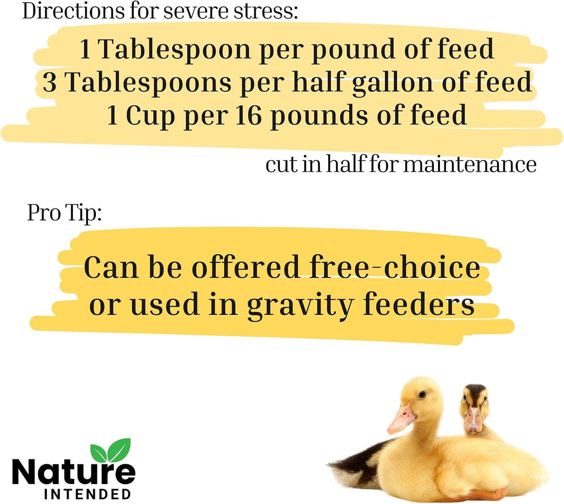 Brewer's Yeast + Probiotics + Niacin + Vitamins Supplement for Ducks