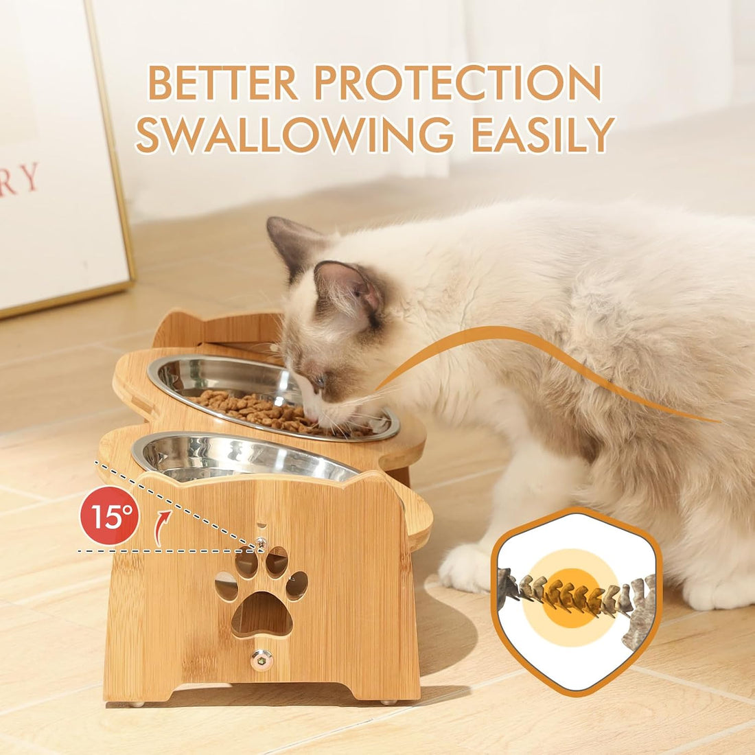 X-ZONE PET Elevated Dog Bowls for Cats and Dogs