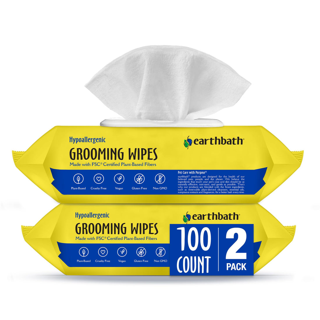 earthbath, Hypo-Allergenic Grooming Wipes