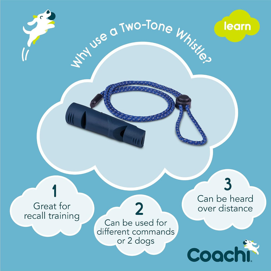 Coachi Two Tone Whistle | Navy