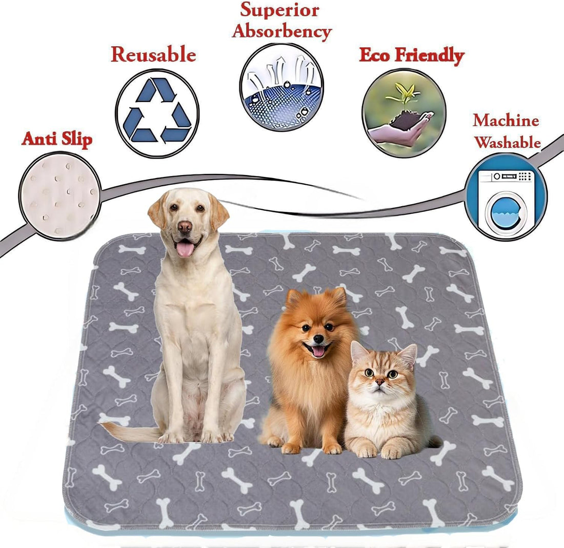Washable Puppy Pee Pads with Pheromones, Reusable Pee Pads for Dogs