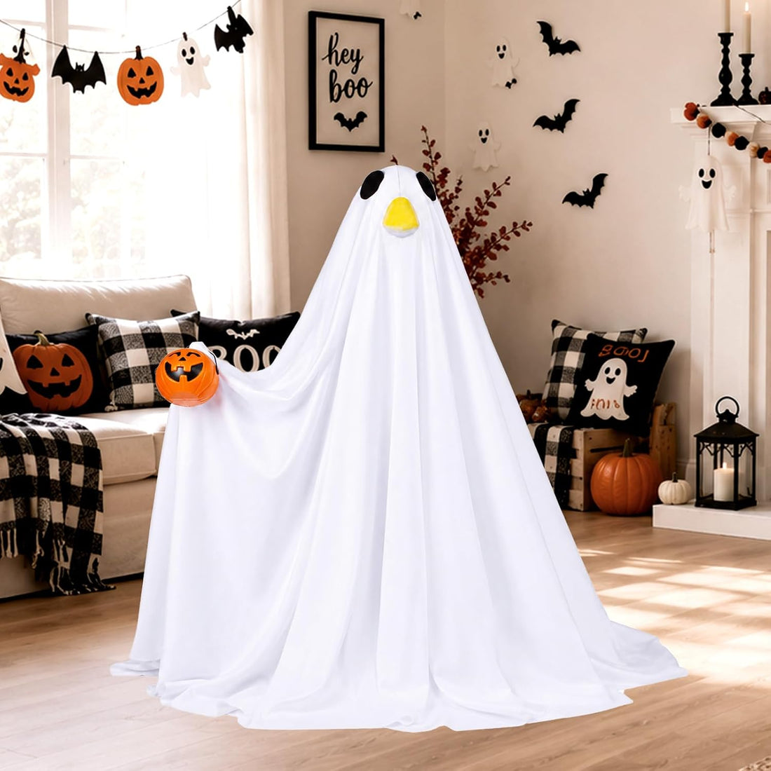 Halloween Ghost Goose Outfit Porch Goose Outfits Lawn Goose Clothes