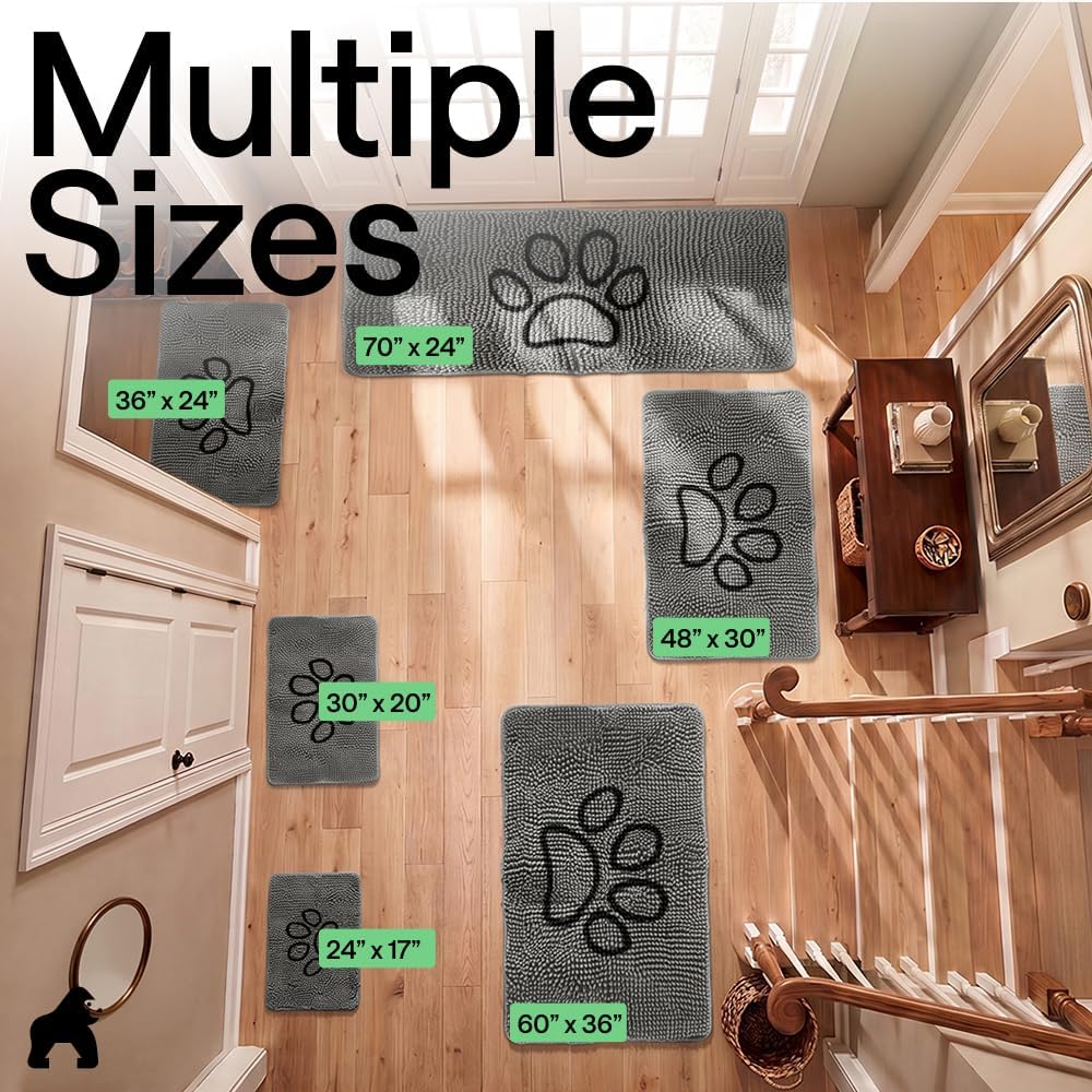GORILLA GRIP SoakSTOPPER Dog Door Mat