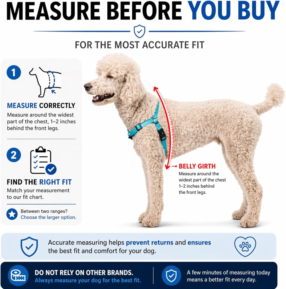 ShawnCo Dream Walk Pro No-Pull Dog Harness (Rose Gold, Large)