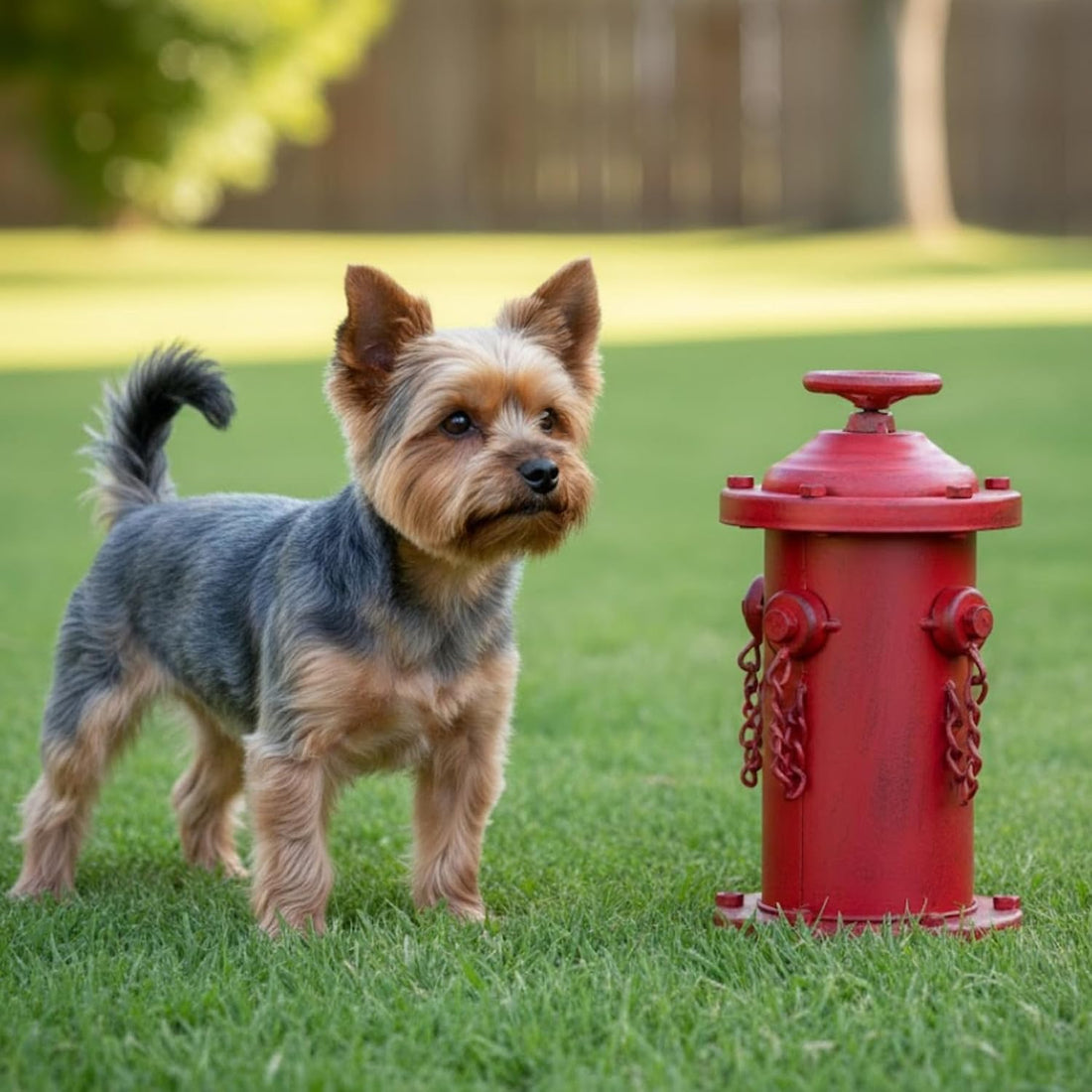 Metal Fire Hydrant for Dogs to Pee On 7.7" for Indoor Training