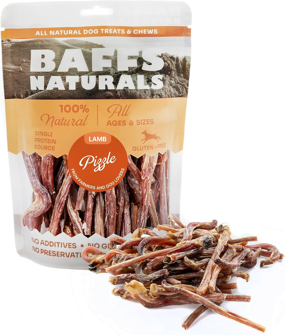 Lamb Pizzle Sticks for Dogs - 100% Natural Chews
