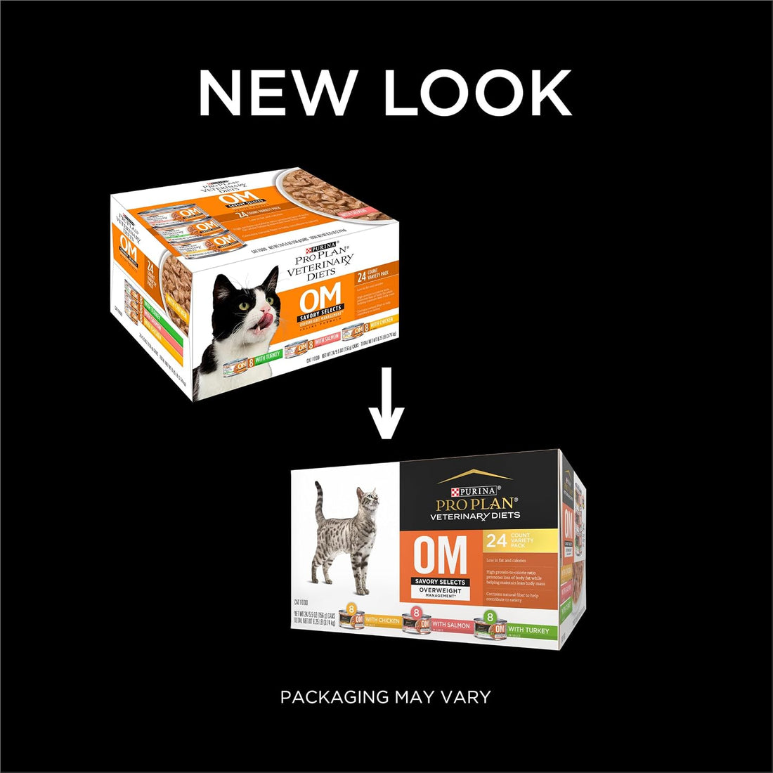 Purina Pro Plan Veterinary Diets OM Wet Cat Food, Case of 24 Cans