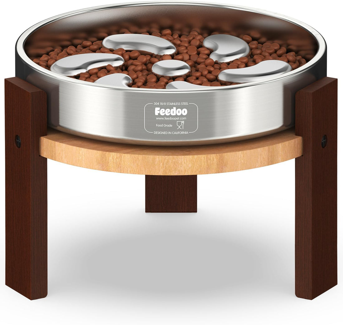 Feedoo Elevated Dog Bowl Stand, 7'' Height Raised Stand for Large Dogs