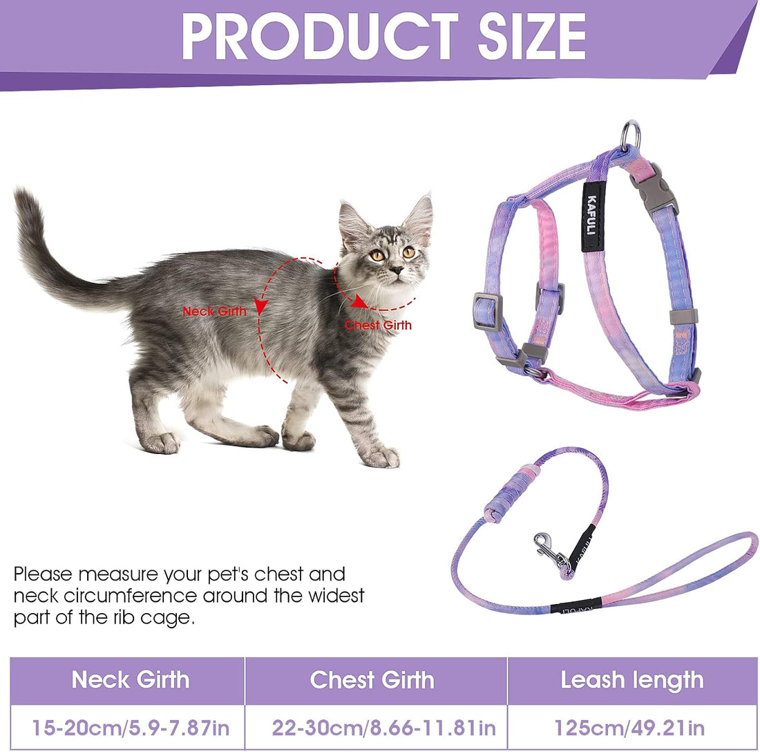 TIESOME Cat Harness and Leash Set