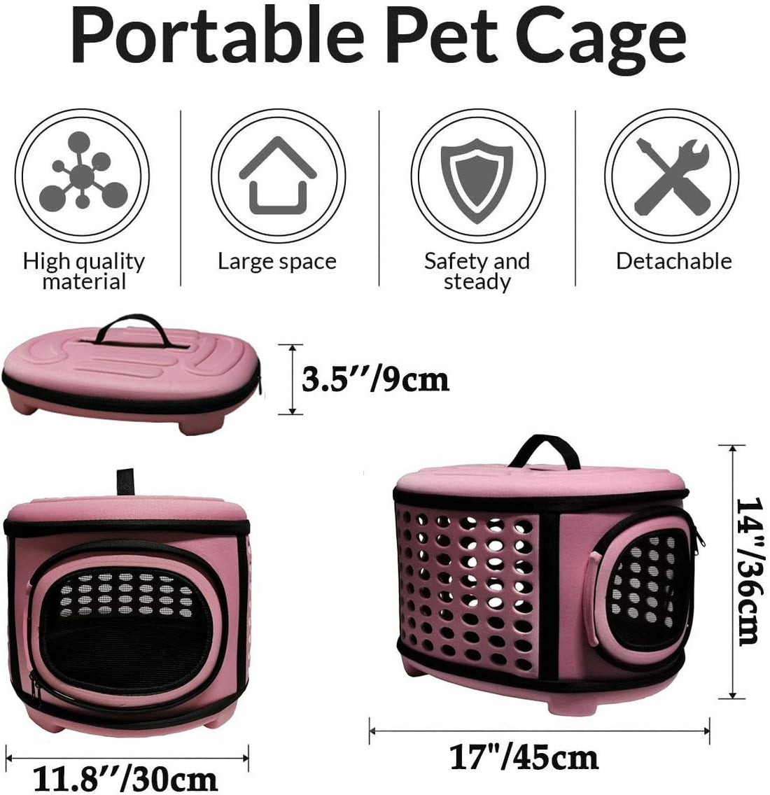 Collapsible Cat Carrier Hard