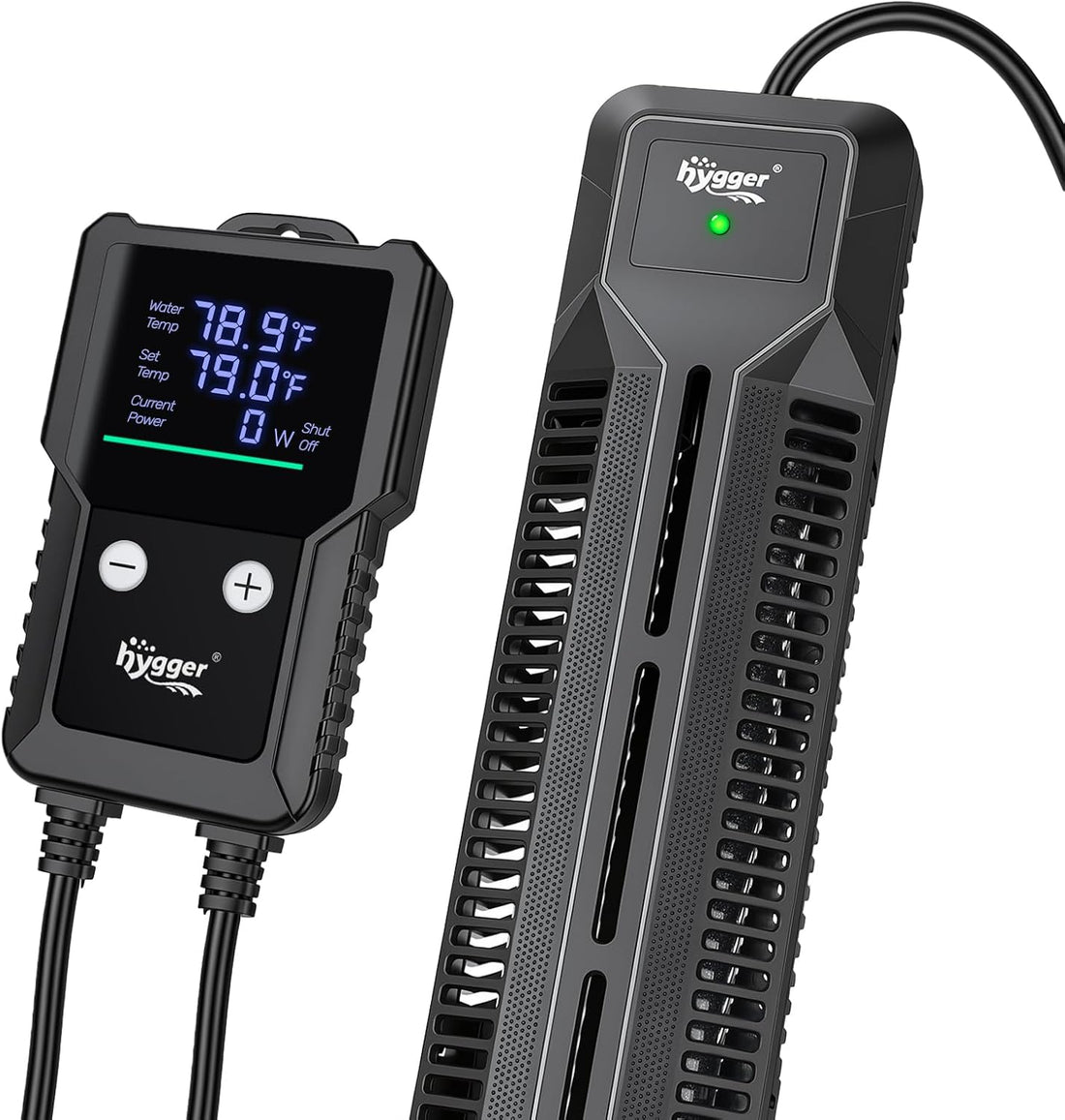hygger 500W Submersible Aquarium Heater for Saltwater & Freshwater