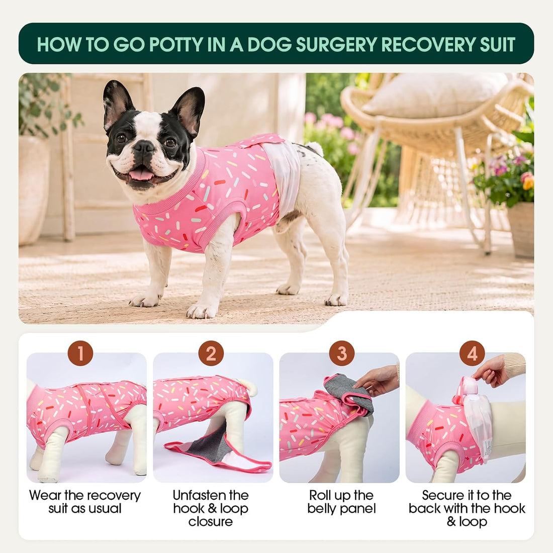 Kuoser Recovery Suit for Dogs After Surgery