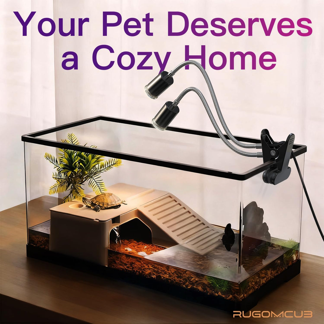 Reptile Heat Lamp Kit | Automatic Daily On-Off Cycle