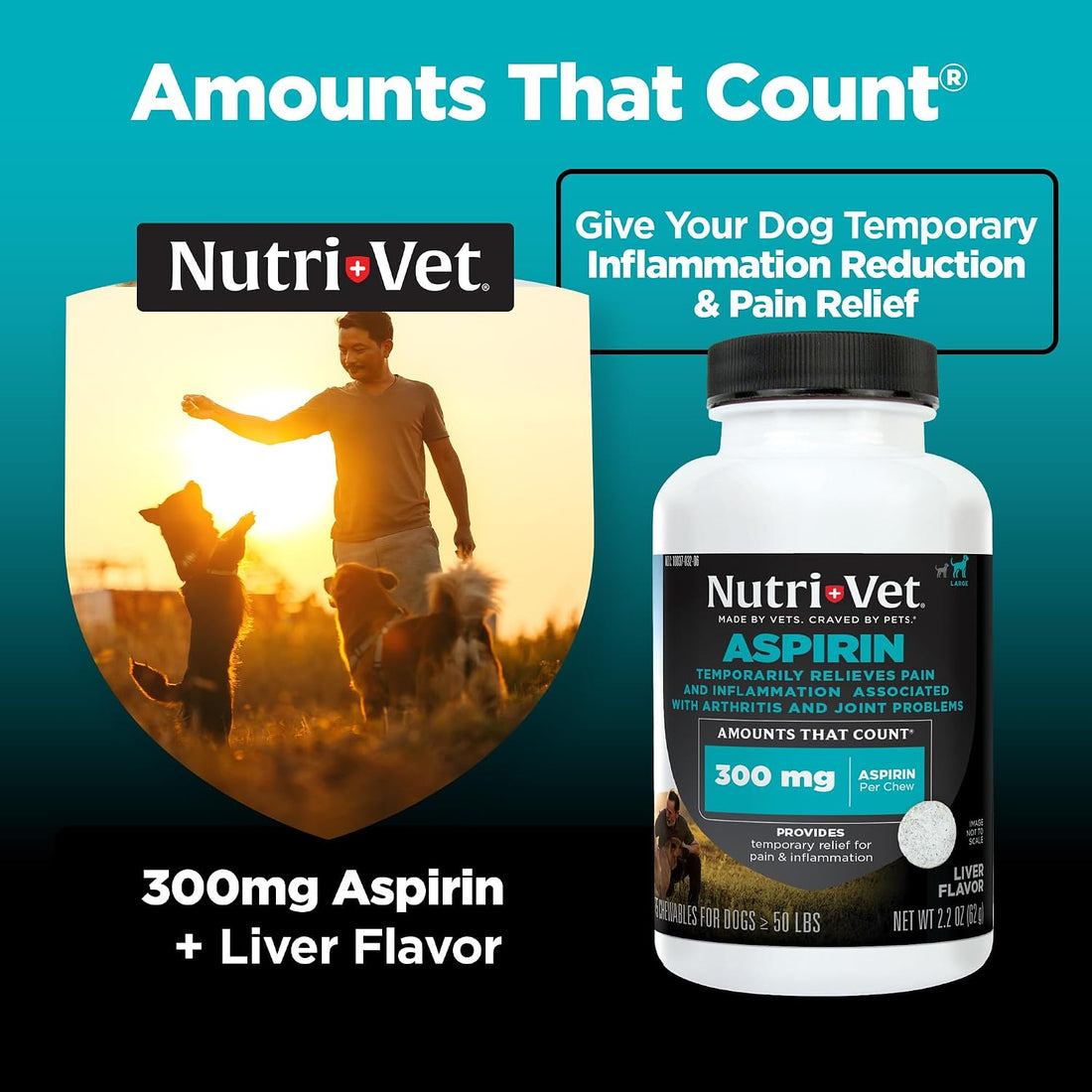 Nutri-Vet Aspirin for Dogs, Dog Aspirin, Pet Essentials