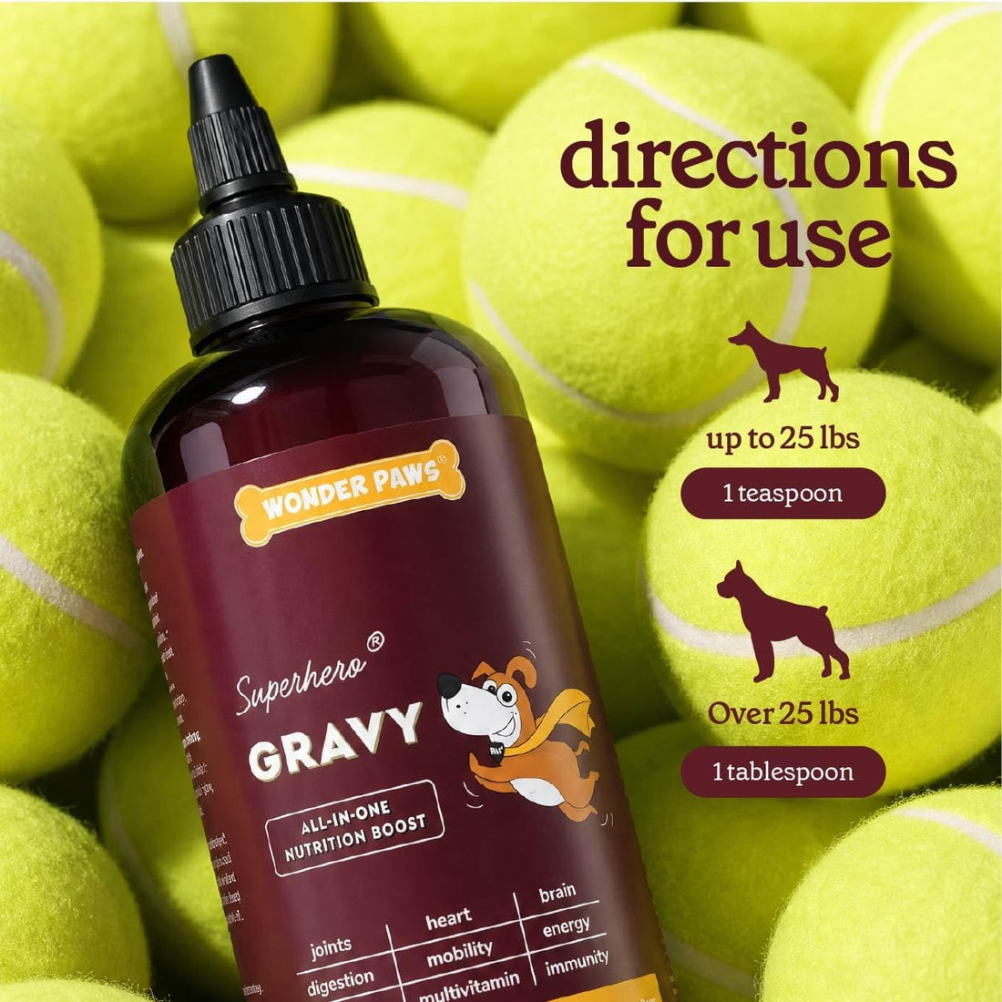 Premium Dog Gravy Topper for Dry & Wet Food, Picky Eaters – 16oz
