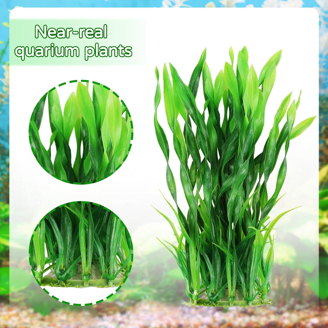 QUOZUO Fish Tank Decorations Plants