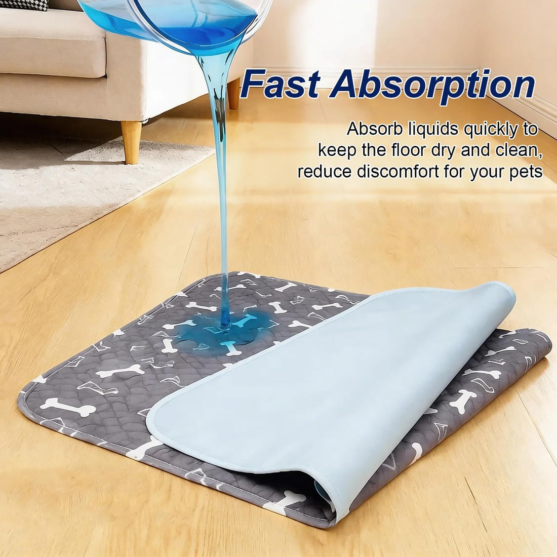 Puppy Pads with Pheromones, Washable Pee Pads for Dogs Potty Training