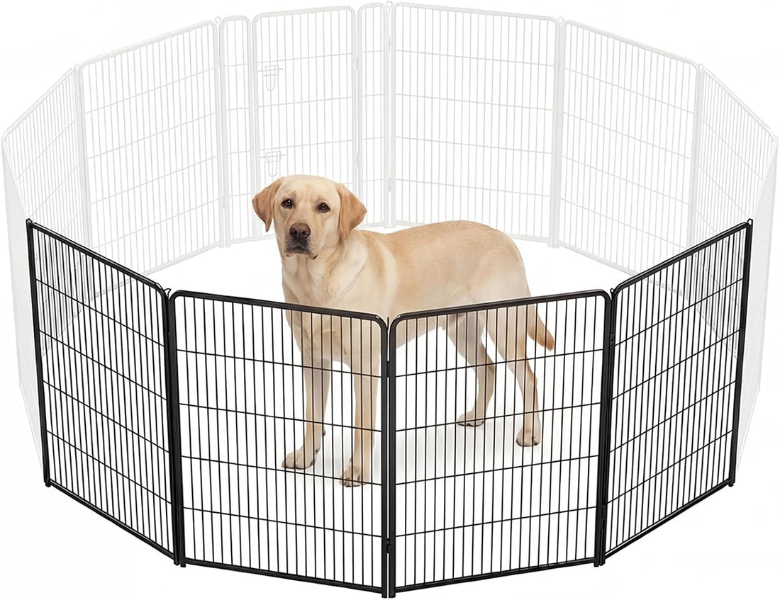 NEWBULIG Dog Playpen Indoor 8 Panels 24 Inch